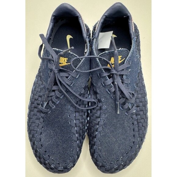 Nike Air Footscape Woven Raw Denim Obsidian HF1759-400 Women's Size 10 - Picture 3 of 10